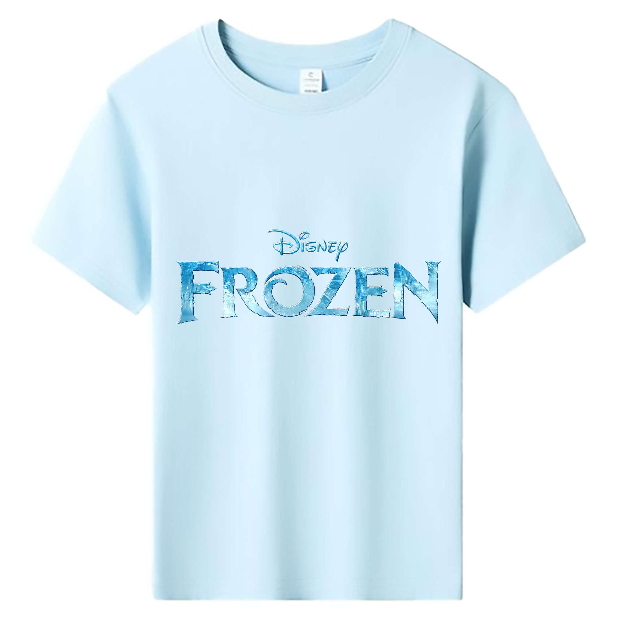 （画像用） アナと雪の女王 アンナ エルサ Frozen Anna Elsa 綿100％キッズTシャツ（フロントプリント）